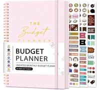 Budget Planner - Monthly Budget Book with Expense & Bill Tracker - Undated 12 Month Financial Planner/Account Book calendar organizer to Take Control of Your Money