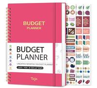 Budget Planner - Monthly Budget Book with Expense Tracker Notebook, Undated Bill Organizer & Finance Planner to Take Control of Your Money, 2025-2026 Account Book to Manage Your Finances-Berry Pink