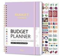 Budget Planner - Monthly Budget Book with Expense Tracker Notebook, Undated Bill Organizer & Finance Planner to Take Control of Your Money, 2025-2026 Account Book to Manage Your Finances-Lavender