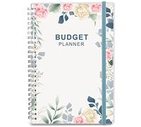 Budget Planner - Monthly Finance Organizer with Expense Tracker Notebook to Manage Your Money Effectively, Undated Finance Planner/Account Book, Start Anytime, 1 Year Use, A5, Floral