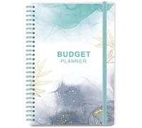 Budget Planner - Monthly Financial Organizer with Expense Tracker Notebook. Monthly Budget Journal，A5 Undated Finance Planner/Account Book That Manages Your Finances, Start Anytime, Teal