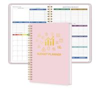 Budget Planner - Monthly Financial Planner Organizer with Expense Budget Book/Expense Tracker Notebook/Accounting Book with Sticker to Manage Your Money Effectively, Start Anytime, A5(5.8" * 8.2