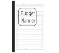 Budget Planner: Simple Money Management Organizer with Income, Expense & Savings Tracking | Undated 6x9 Minimalist Paperback
