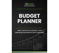 Budget Planner: Take Control of Your Money, Track Spending, Save More & Stay Organised | 12 Month Finance Log Book