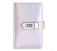 Budget Saving Book with Password Lock PU Leather Organizer for Easy Access to Financial Documents (Purple)