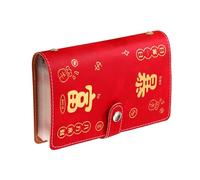 Budget Saving Booklet, 17.8x11.2cm 2025 Large Capacity PU Money Binder 50 Sheets Multiple Compartments Financial Organizer, Home, Office, School, Budgeting, Planning, Travel