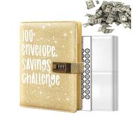 Budget Sheets Envelopes, A6 Money Savings Challenge Book, Simple and Fun to Save 5 US Dollars, 050 Challenge Binder with Cash Envelopes, Budgeting Planner and Money for Cash, Rec