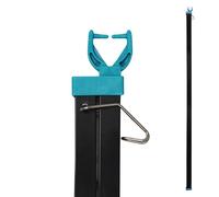 BudgetBuy 8FT Washing Line Prop - 2.5M Extendable Clothesline Support Pole - Heavy Duty Metal Telescopic Laundry Support Line, Ideal for Garden and Outdoors (1 X 2.5M)