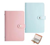 Budgeting Book | Small Leather Budgeting Challenge Planner | Money Budget Binder,for Women Men Adults Teens Kids Students Office Home School Savings