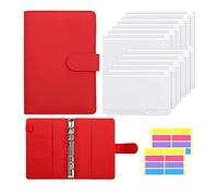Budgeting Cash Envelope, 15 Pcs Budget Binders Set, with Cash Envelope, A6 Binder, for Saving Money Envelope Storage Bag