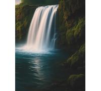 Budgeting & Expense Tracker - Waterfall Glow: A simple and empowering tool to track your income, spending, and savings goals