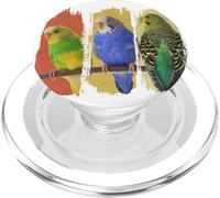 Budgie Bird Budgerigar Retro PopSockets PopGrip for MagSafe