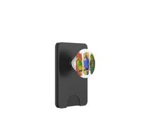 Budgie Bird Budgerigar Retro PopSockets PopWallet for MagSafe