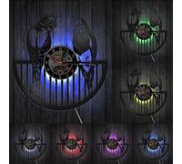 Budgie Bird Wall Clock Modern Animal Vinyl Record Wall Clock Parrot Bird Birthday Gift Kids Room Decor Custom Quartz Clock With LED