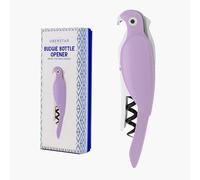 Budgie Bottle Opener / 3-in-one Opener Cutter Corkscrew/Novelty Bird Colourful Beer Bottle Opener (Purple)