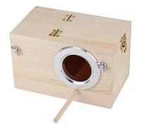 Budgie Breeding Box,Parakeet Box, Wood Parakeet Nesting Box, Wood Bird House 12X12X19.5Cm Pet Incubation Breeding Box Outdoor Garden Decoration Accessories Toy for Cockatiel Lovebirds Budgie Finch