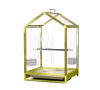 Budgie Cage Luxury Parrot Cage New Horizontal Aluminum Alloy Villa for Your Feathered Friends