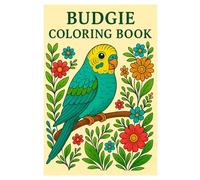 Budgie Coloring Book: 50 Realistic Parakeet Illustrations for Kids and Adults