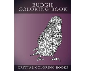 Budgie Coloring Book For Adults: 30 Hand drawn Doodle and Folk Art Style Budgerigar Coloring Pages.: Volume 6 (Fun)