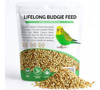 Budgie Food Premium Budgie Seed Mix Natural & Healthy Gourmet Budgerigar Bird Food Mix 1.8kg In Foil Fresh Resealable pouch