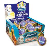 Budgie & Parakeet Super Fruit and Honey Bells Bird Treat 34g - Johnsons (TP)(JFHB)