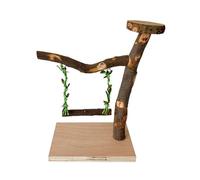 Budgies Cage Stand Swing Parrots Feeding Cup Gym Toy Bridge Climbing Toy For Parakeets Cockatiel Bird Stand Perch