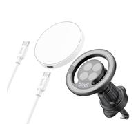 Budi 15W Wireless Charger + Car Holder with 1.2m Cable