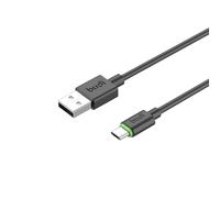 Budi 1m/3ft USB-A to Micro USB Charge/Sync Cable - 2.4A Fast Charge Charging Durable Plug Electronic Cellphone Smartphone Charger Mobile