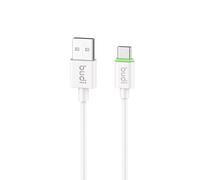 BUDI - 1m/3ft USB-A to USB-C Charge/Sync Cable - 2.4A Fast Charge Charging Durable Plug Electronic Cellphone Smartphone Charger Mobile