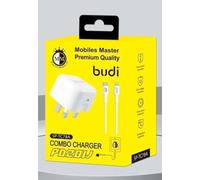 Budi - Combo Charger PD20W USB-C Adapter with USB-C to Lightning Cable - SPTC78AL