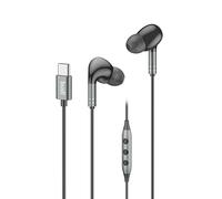 Budi - Earphone with Remote and Mic, 1.2m/4ft, Metal Casing - EP32TB