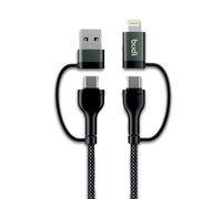 BUDI - PD 65W / 27W 4in1 Charge/Sync Cable - DC259ATTL2B