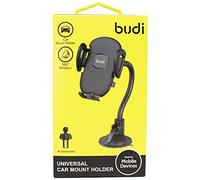 budi Universal Car Mobile Phone Mount, Suction Cup Dashboard-Window Holder with an extra Car Air Ventilation Bracket