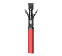 Budi Universal Travel USB Cable Adapter Set, Phone Charging, Data Sync & OTG - Red