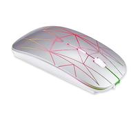 budiniao 2.4Ghz Gaming Wireless Mouse Home Office Colorful Light 800 DPI Adjustable Rechargeable Mice Intended for Windows XP/7/8/10