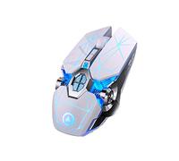 budiniao A7 USB Wireless Mouse Silent Computer Accessories Colorful RGB Button Noiseless Optical Mice Fluent Typing Office PC