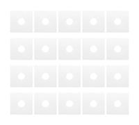 budiniao Anti Static White Kraft Paper Cover Essential Vinyl Record Inner Sleeves Audio Intact Through Effective Vinyl Record Album Protective Protecting , White , 7in Square