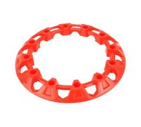 budiniao ATV Wheel Rim Hub Decor Decorative Cover Protects Wheel Hub While Enhancing Beach Car Style Improving Look While Protecting ATV Rim Cover Can Be Not Only Protector Of, Red