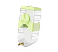 budiniao Bird Drinker Cockatiel Water Feeder Practical Lightweight Sturdy Innovative Water Dispensing Solution Clean Access Bird Drinker Feeder Dispenser Feeding Tools, green, 7.7x6x17.5cm