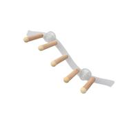 budiniao Bird Playground Window Shower Perch Toy Portable Suction Cup Stand Parakeet Cockatiel Experience Enjoyment And Exercise Climbing Hanging Bird Toy Parakeet Bath Perch, Style B