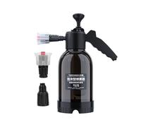 budiniao Car Foaming Pump Sprayer With 2 Nozzles Efficient For Car Maintenance And Home Cleaning Handheld Home Automotive Cleaning Foam Sprayer Non Slip Hand Pressurized Soap, Black, 12.5x33cm
