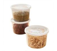 budiniao Clear Bucket Expandable Pizza Storage Container Individual,1100ml