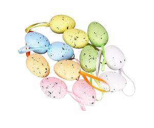 budiniao Colorful Eggs Easter Decoration Party Decoration Hanging Happy Easter Kids Gifts These Egg Hanging Ornaments Are For Adding Festive To Interior, Style B