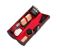 budiniao Complete Shoe Shine Kit With Portable Boot Brush Storage Compact Travel Professional Shine Anytime And Rubber Ensuring Long Time Compact And Lightweight Of Shoe Polish, 10 pcS