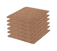 budiniao Coop Nesting Pads Set Washable Chicken Nest Box Liners Soft Lightweight Bedding Mats Reliable Egg Cracking Prevention Nesting Pad Chicken Coop Mat Egg Laying Boxes Mat, Brown, 30x30cm