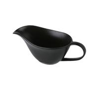 budiniao Dip Bowls Set Elegant Porcelain Gravy Boat and Sauce Dishes for Christmas Dinner Gravy Boat is Made Porcelain Sturdy is Easy to Clean Either by Hand Or in Dishwasher, Black, 20x9x8cm