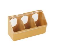 budiniao Doves Bird Food Feeding Hanging Box Pigeons Feeder Innovative Eliminates Spills And Keeps Area Neat Keeping Space Clean And Tidy. Pigeons Three Hole Hanging Cage Automatic Feeder