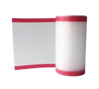 budiniao Durable Door Pinch Guard Baby Proofing Little Fingers Doors Nursery and Classroom Door Pinch Guard is Made of PP Baby Proofing for Kids Children, Red White, 120x10cm