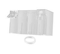 budiniao Easy To Aquatic Filter System Small Fish Tank MultiLayer Filtration Box Effective Waste Removal Made For Healthy Aquatic Life Aquarium Hang On Filter Box Fish Tank, Clear, 26x13.5x15cm