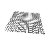 budiniao Easy to Install Cat Scat Mat Protective Pad Indoor Outdoor Cat Repellent Couch Protector with PP Spikes Practical Anti Device Anti Repellent Scat Mat Accessory Black